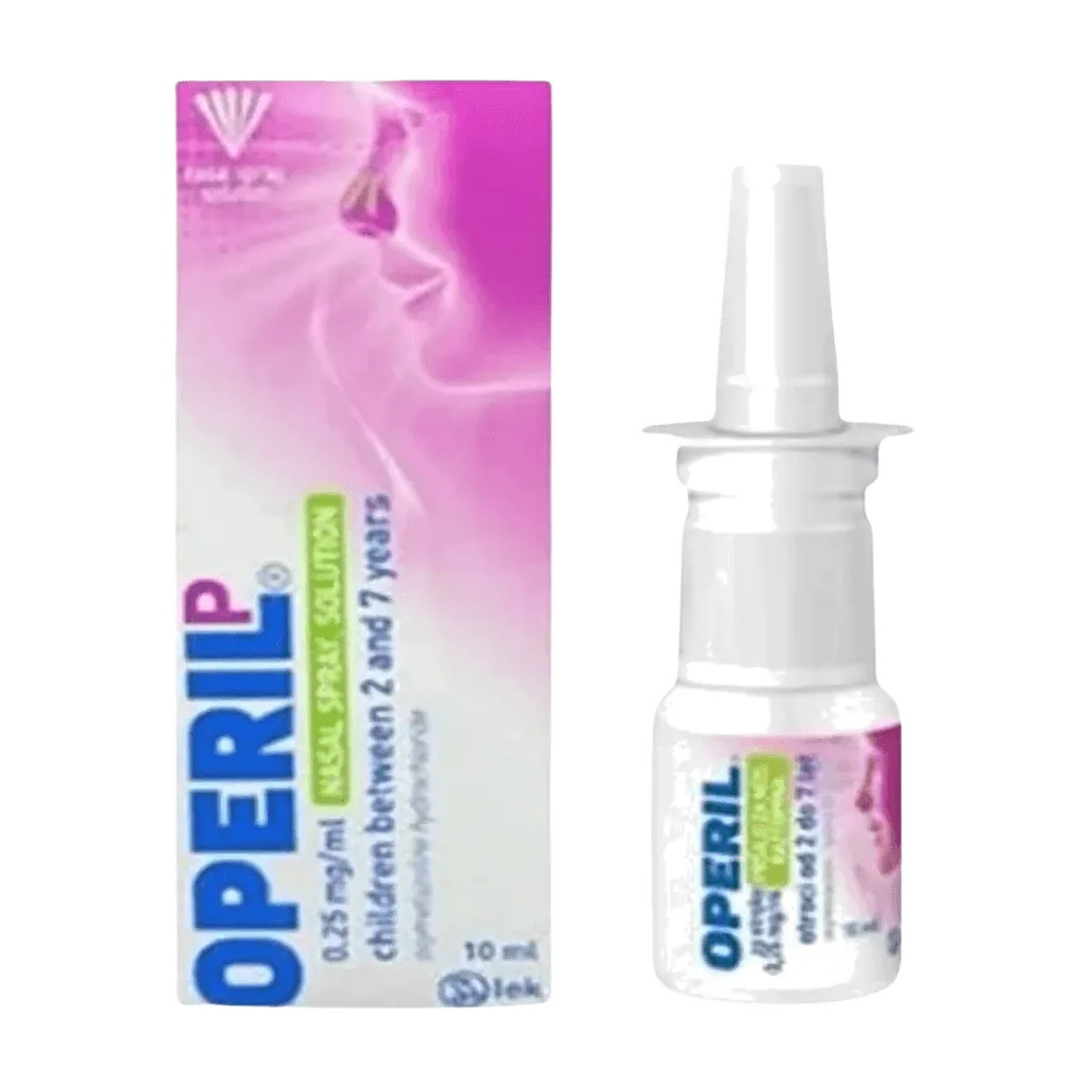 OPERIL-P 0.25 mg/ML Nasal spray 10 ml 2-7 years