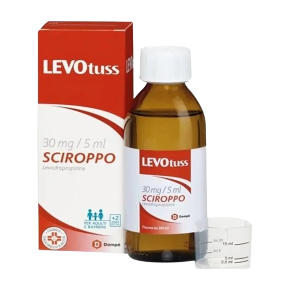 Levotuss 30 mg/5 ml sciroppo 2+ 200 ml