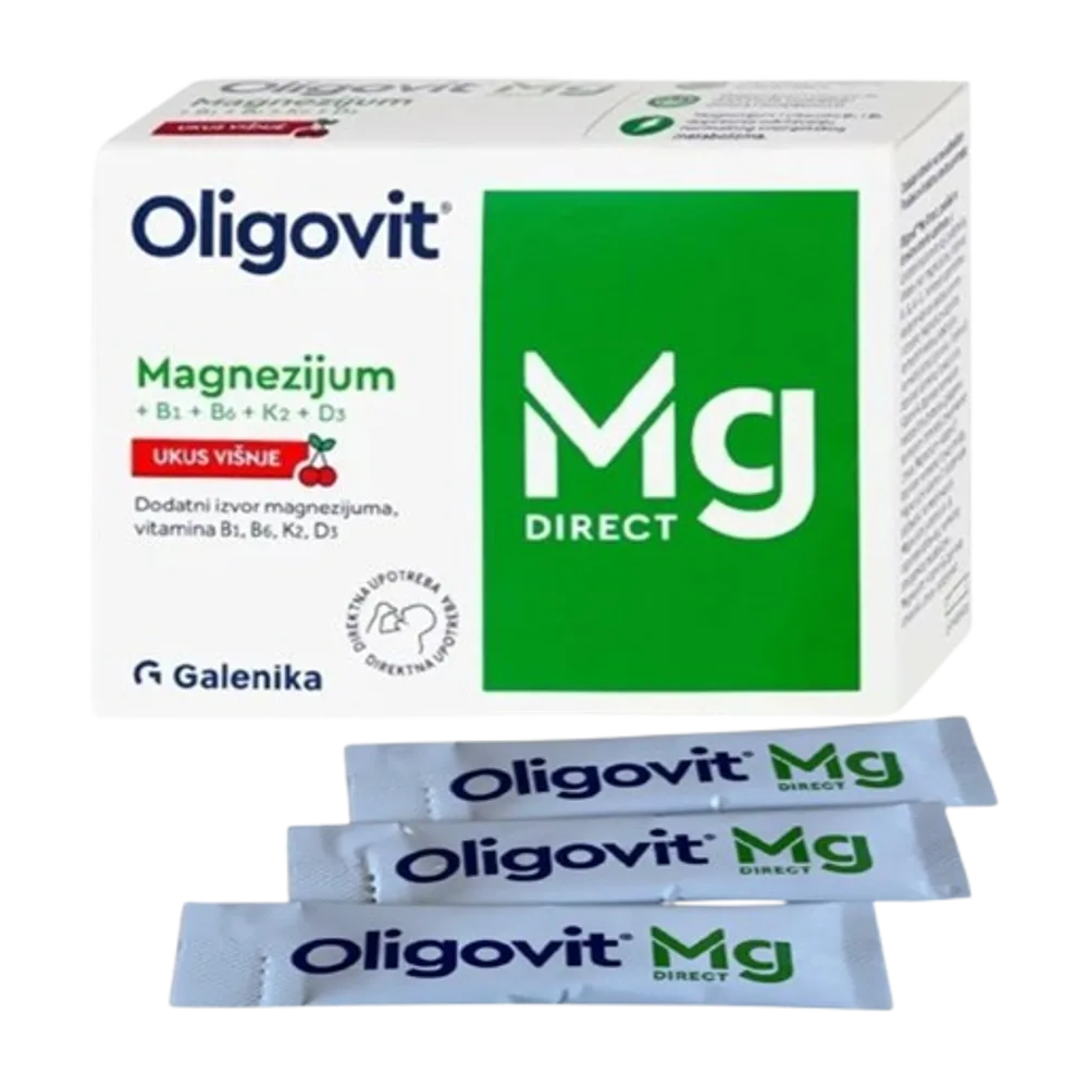 Oligovit Mg direct B1,B6,K2,D3, 14 kesica