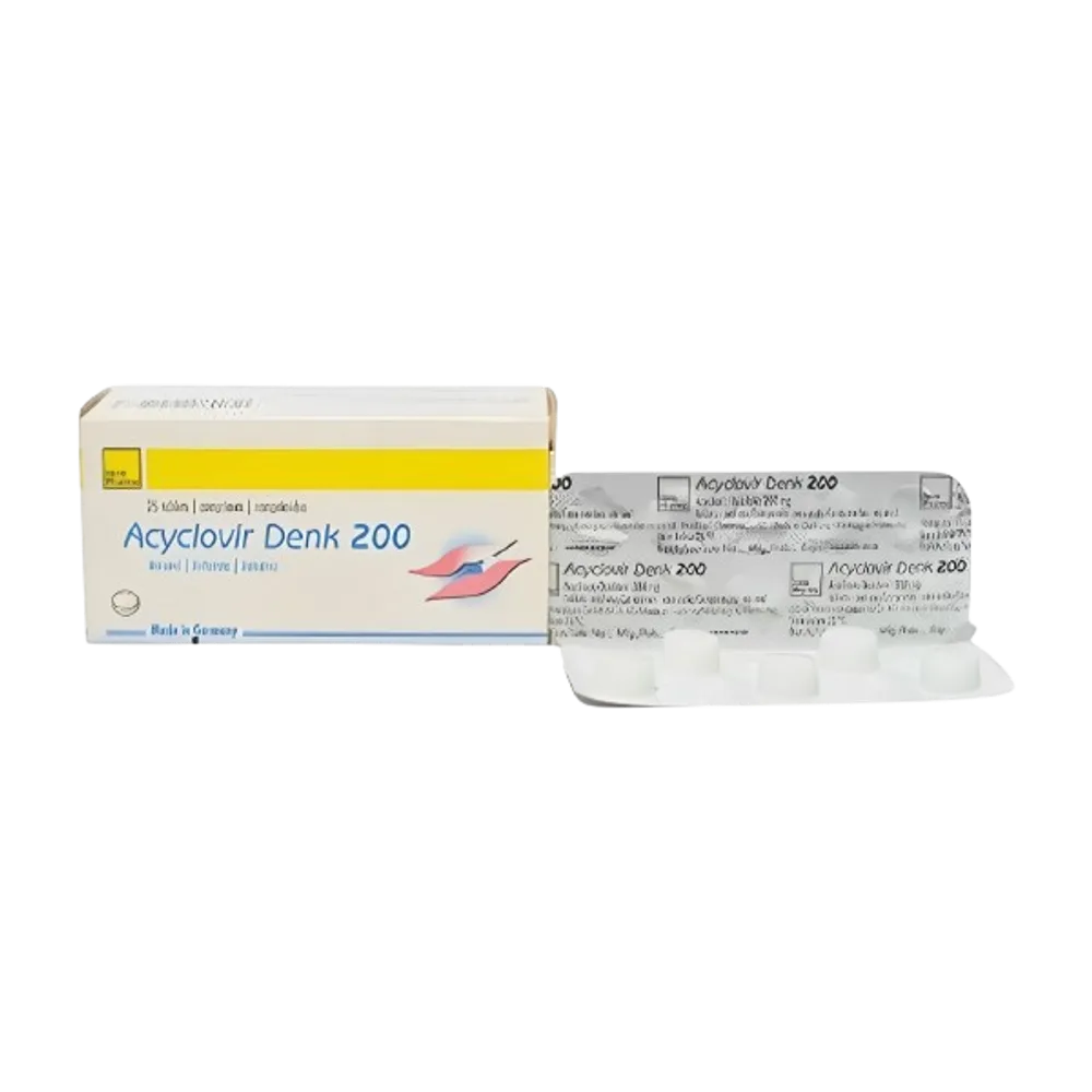Acyclovir Denk 200 mg X 25 tab