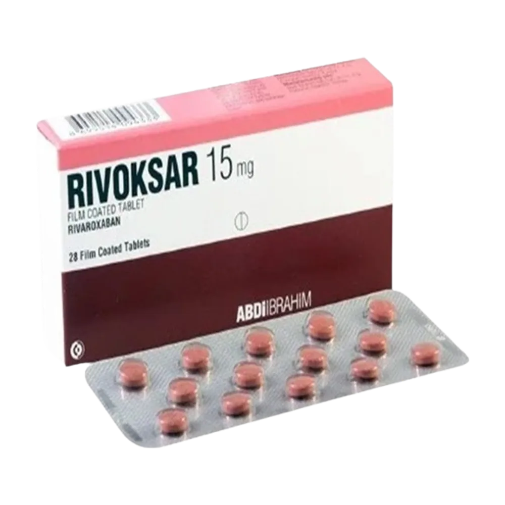 Rivoksar 15 mg X 28 tab