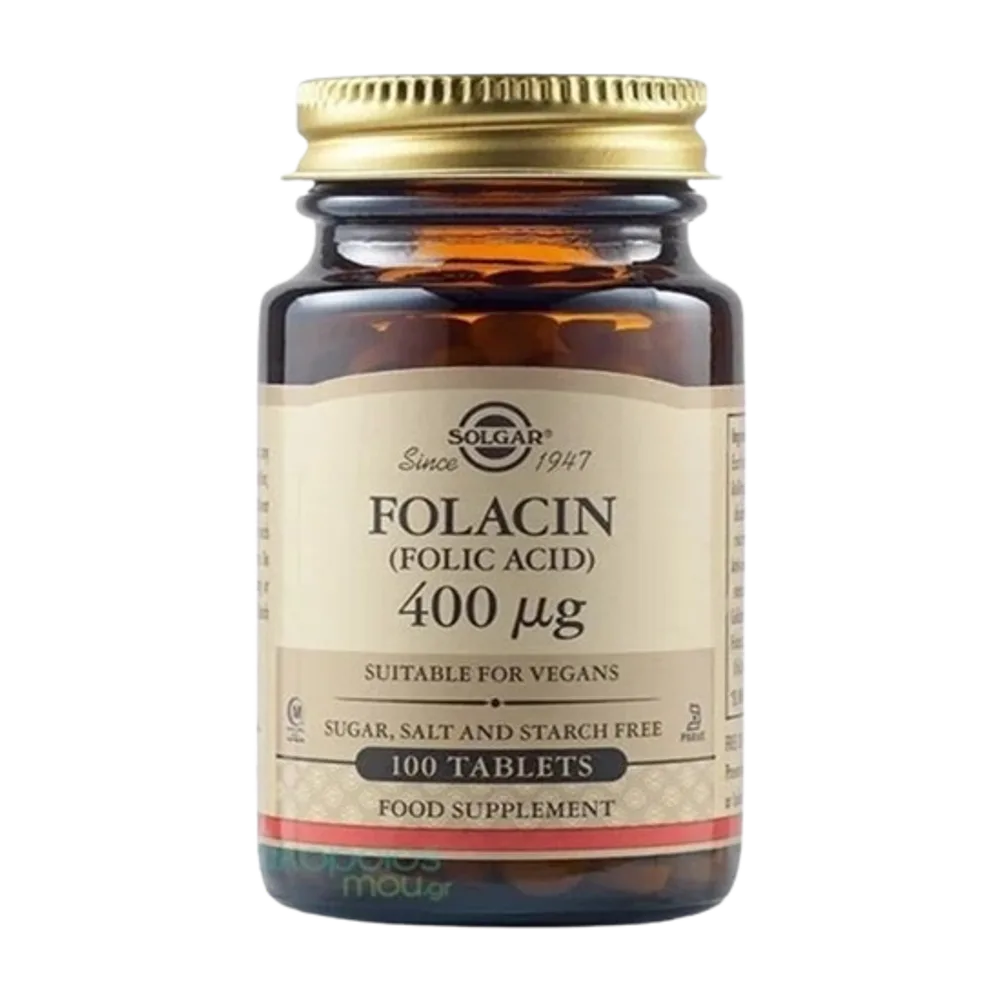 Folacin 400 mcg 100 tablets