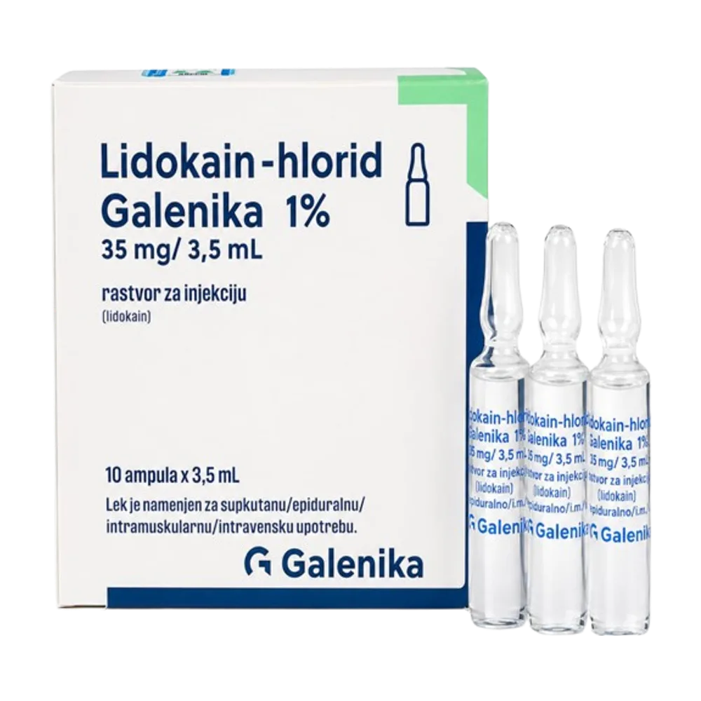 Lidokain-Hlorid 1% 35 mg/3.5 ml