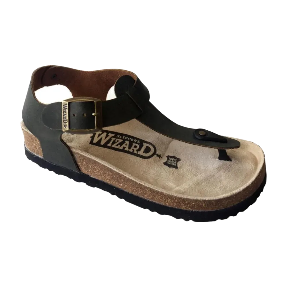 Wizard Slippers Betty Green – Lëkurë