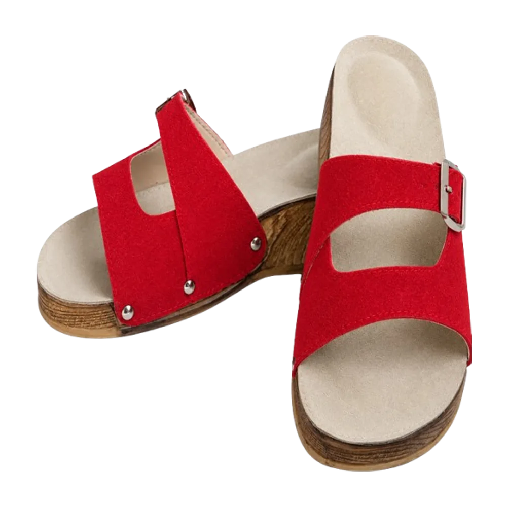 Mbathje verore e kuqe (epin topuk) 36-40