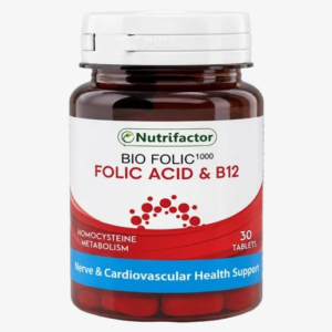 Biofolic 1000 folic acid & B12 30tablets  (5318)