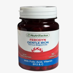 Ferodyn gentle iron with acid folic, vitamin  b12 & c 30capsules (5321)