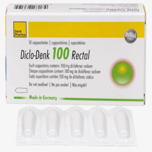 Diclo denk 100mg rectal 10supp (2880)