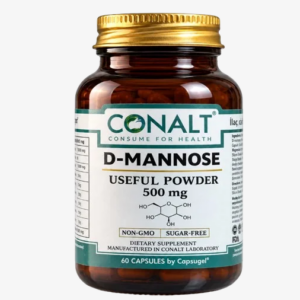 D-mannose 500mg 60capsules (5608)