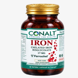Iron chelated bisglyccinate 17mg 60capsules (5652)